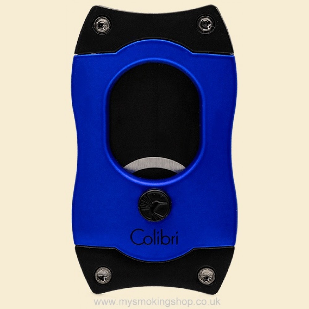 Colibri S Cut Blue Black Blades Ring Gauge Cigar Cutter